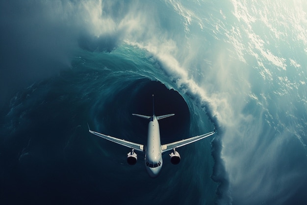 航空快递起飞瞬间